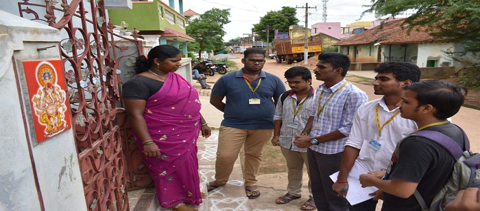 Door-to-door Awareness programme about Sanitation, Hygiene, Hand wash in Madharpakkam Village, Gummidipoondi Taluk